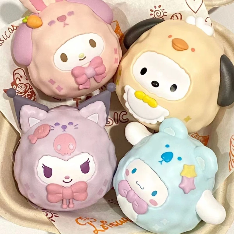 

Новинка Sanrio HelloKitty My Melody Cinnamoroll стакан для девочек кавайная мультяшная кукла настольные украшения Аниме персонаж детский подарок