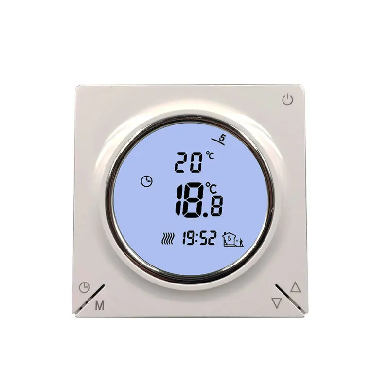 English Water Heating Thermostat with Switch Programming Temperature Controller Temperature Control Switch Panel