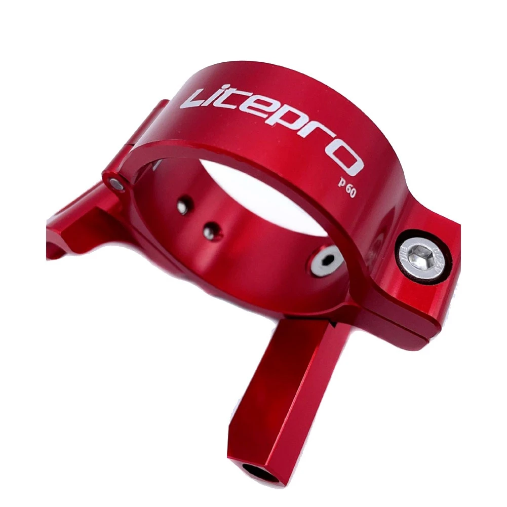 Litepro Front Derailleur Clamp for Birdy Jex Jp8 FAA083 Folding Bike 18/20 Speed Double Chainring Front Derailleur Red