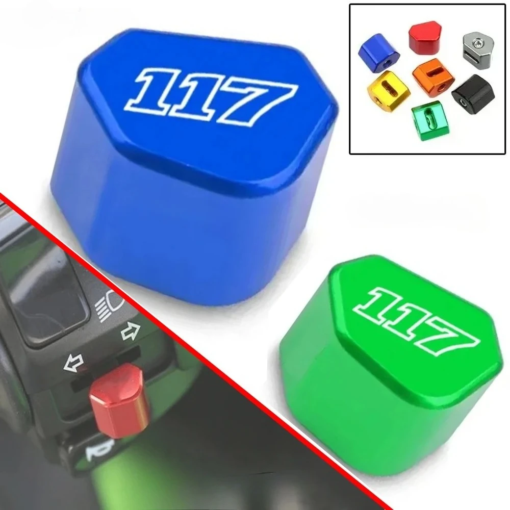 สำหรับฮาร์เลย์ โซฟทейล โลว์ ไรเดอร์ ST FXLRST FXRST เบรคเอาท์ ทัวริ่ง CVO 117 อุปกรณ์เสริม สวิตช์ CNC ปุ่มสวิตช์ไฟเลี้ยว ฝาครอบกุญแจสวิตช์