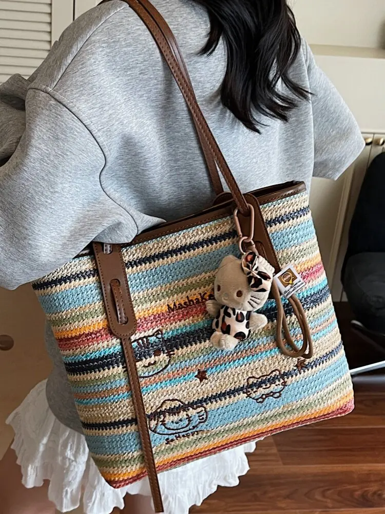 stelu-sac-fourre-tout-en-paille-tressee-grande-capacite-pour-femme-style-decontracte-double-bandouliere-fermeture-eclair-en-alliage-de-zinc-pour-les-trajets-quotidiens