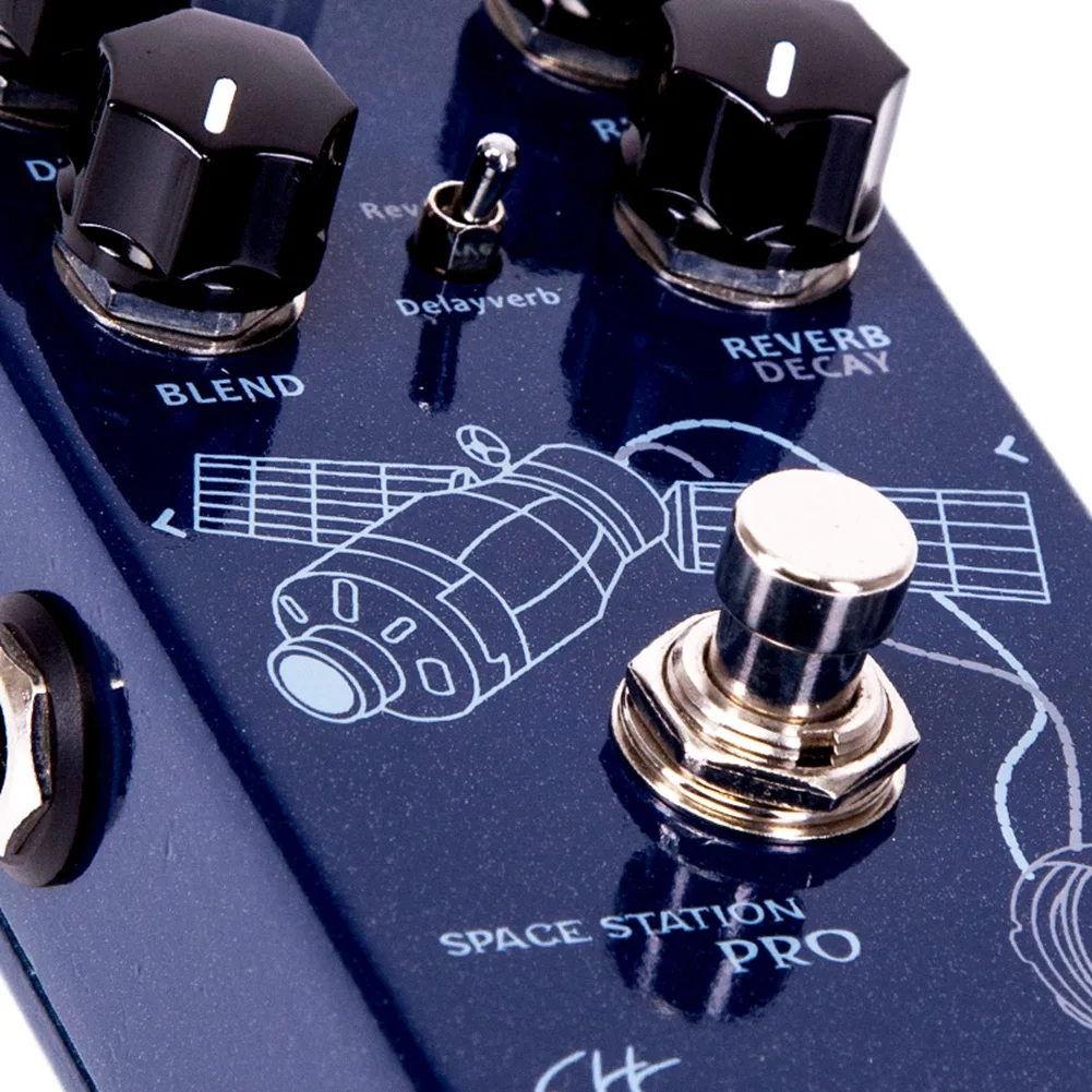 Für CKK Electronic Space Station Pro Gitarreneffektgerät: Delay- und Reverb-Effekte für E-Gitarren