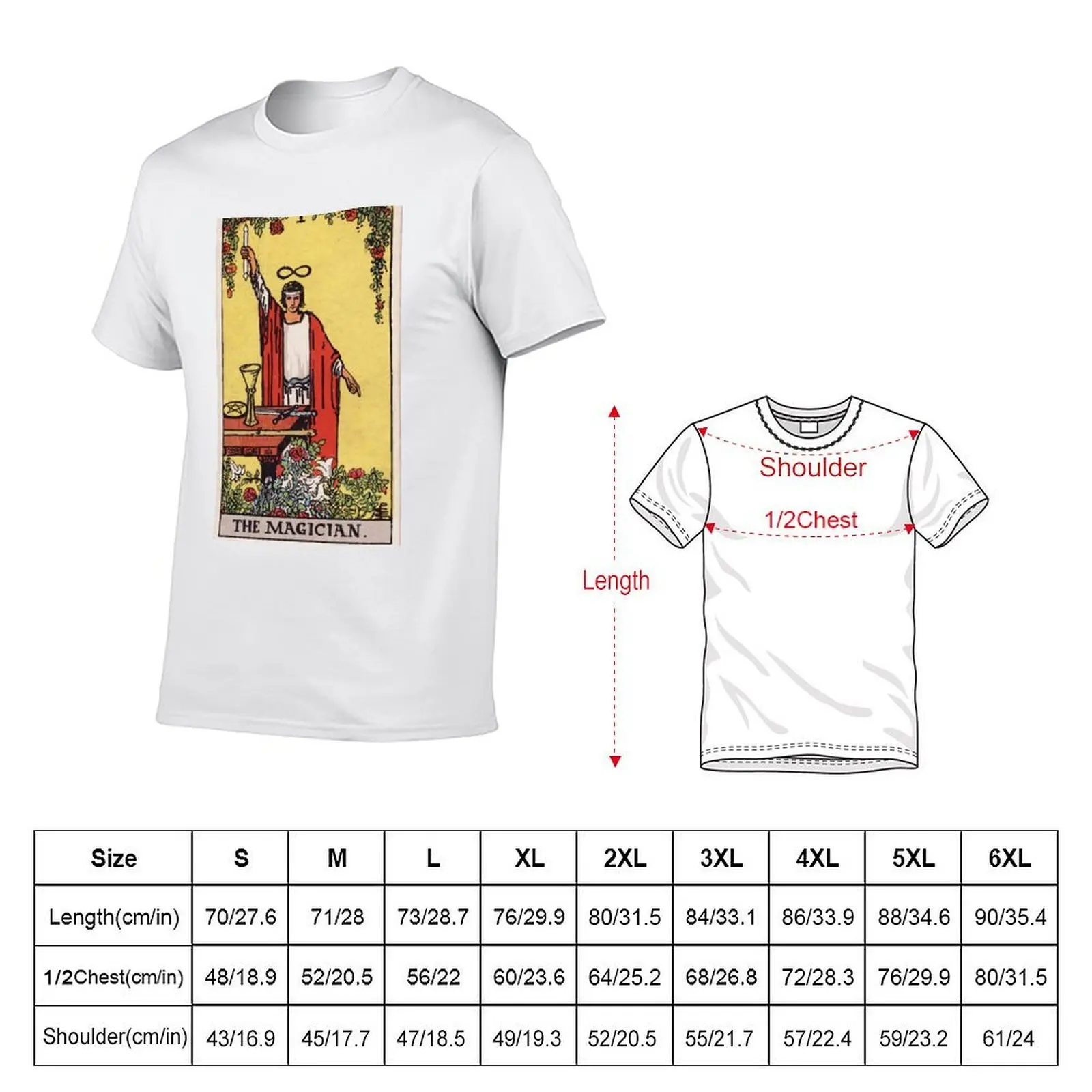 The Magician T-Shirt t shirt man plain anime t shirts oversize man t shirts for men casual T-shirt