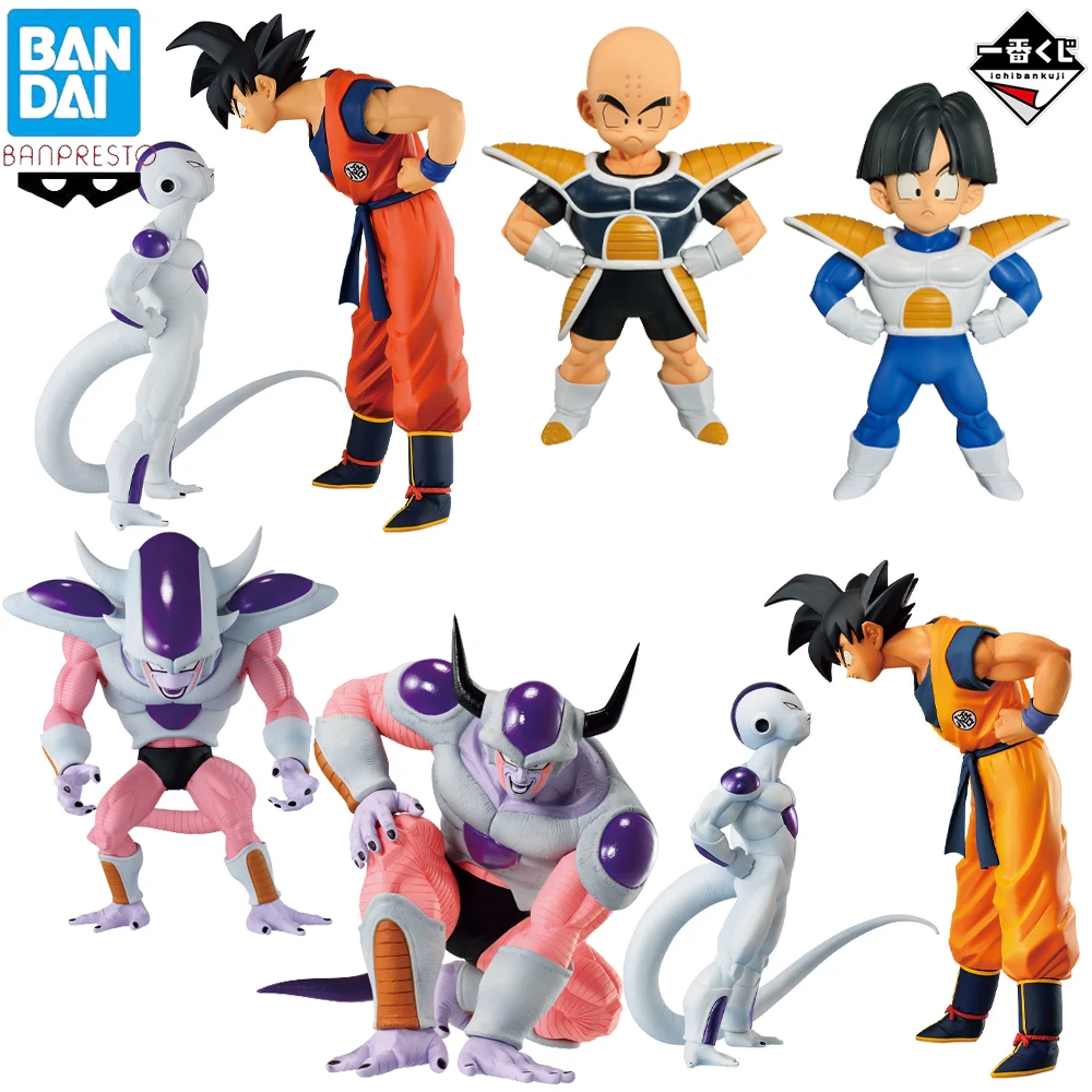 

In Stock Original Banpresto Ichiban Kuji Dragon Ball Frieza Son Gohan Son Goku Krillin Figure Anime Model Boxed Dolls Toy