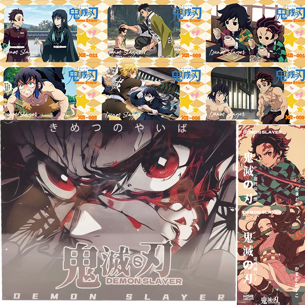 

Высокая партитура аниме Demon Slayer коллекционные карты Камадо Незуко Агацума Зеницу персонажи милые забавные десертные карты детские игрушки подарки