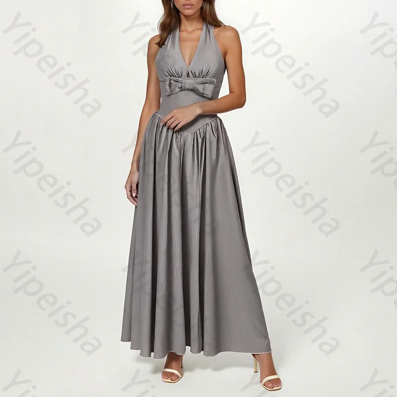 

Элегантные вечерние платья без рукавов с v-образным вырезом, сексуальное длинное платье знаменитостей, изысканные платья высокого качества для выпускного вечера для женщин по индивидуальному заказу