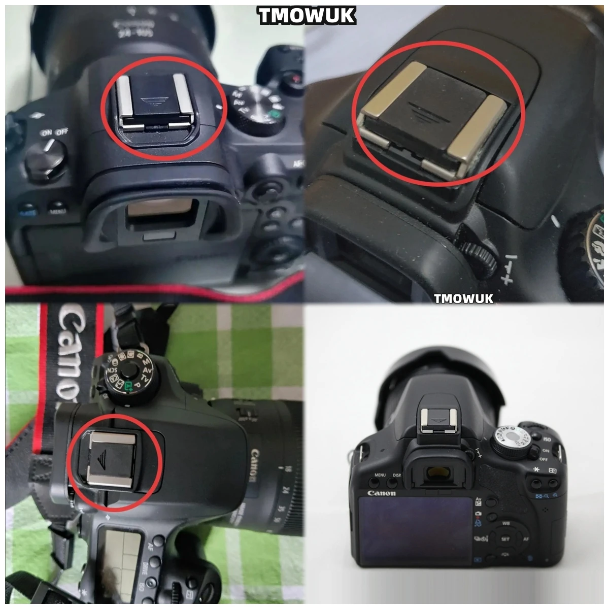

For Canon EOS 6D 5D Mark III 7D Mark II 1D X Mark II Rebel T4i Rebel T7i 750 Rebel 2000D Hot Shoe Cover Camera Accessories Cap P