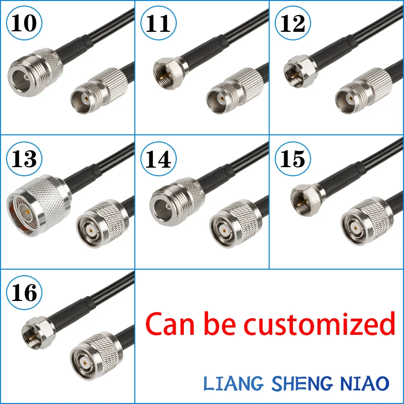 Коаксиальный кабель RG58, разъем «папа»-«мама»