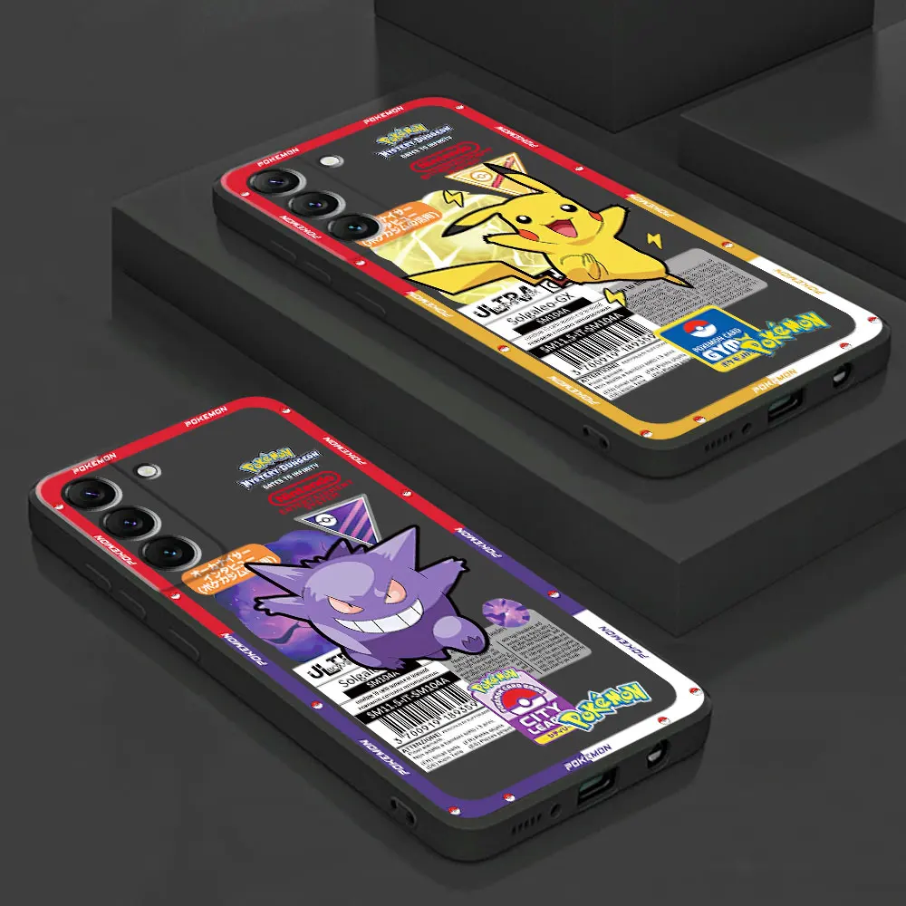 Pokemon Gengar Cartoon Case for Samsung Galaxy M31 M51 M52 M53 M54 M11 M23 M13 M32 M33 M30s M31s M22 Silicone Armor Capa Cover