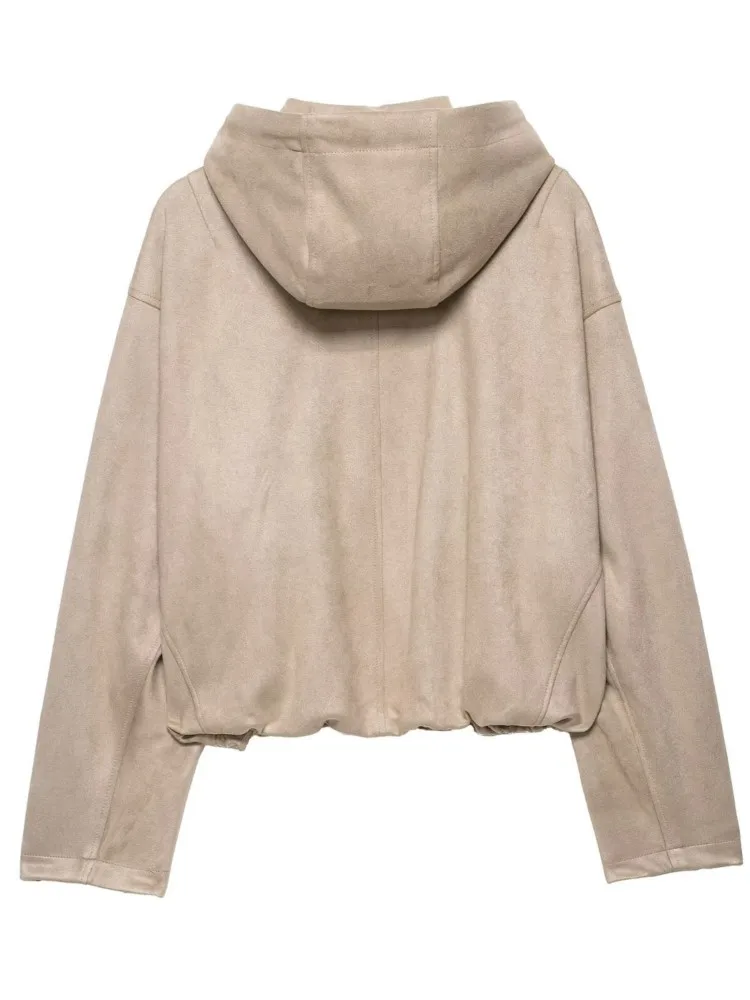 الخريف والشتاء جديد مقنعين بلون طويلة الأكمام جاكيت زيبرا أعلى المرأة الشارع نمط منفذها سترة سترة تنوعا