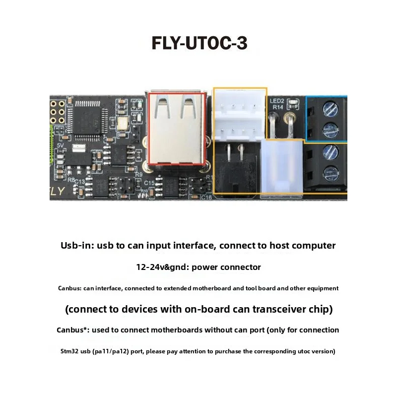 

for FLY3D printer Voron 2.4R2 Stealthburner SB2040 Can tool head motherboard