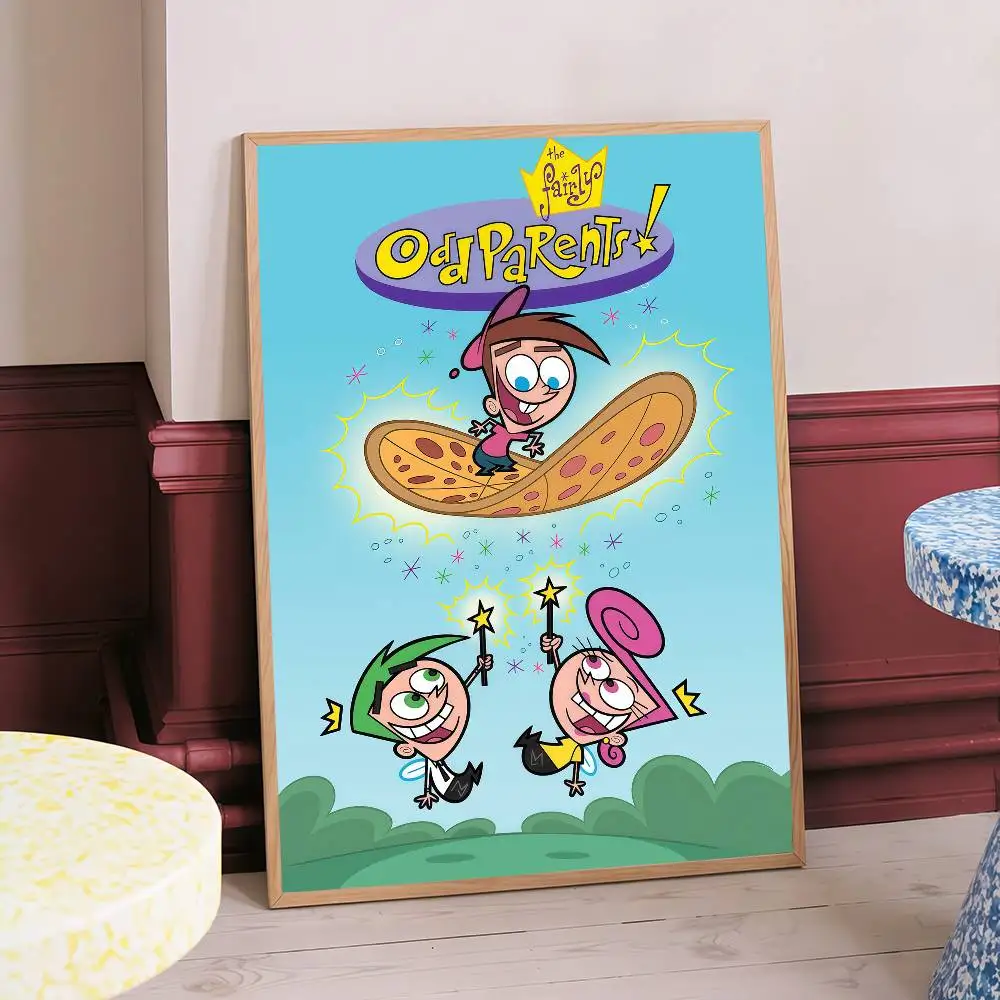 The Fairly Oddparents مطبوعات وملصقات ذات نوعية جيدة لغرفة عتيقة ديكور المنزل والمقهى لوحة جدارية فنية جمالية #5