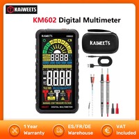 KAIWEETS KM602 Digital Multimeter 6000 Counts True-RMS Meter Smart/Manual Mode 1200mAh Rechargeable Battery Flashlight Auto-Lock