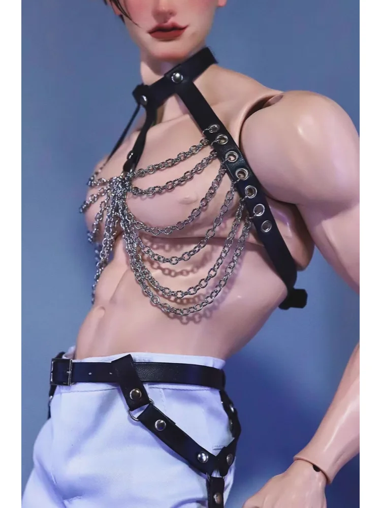 1/3 BJD Doll Accessories 75cm Doll Corset Chain Leg Straps Accessories(No Doll)