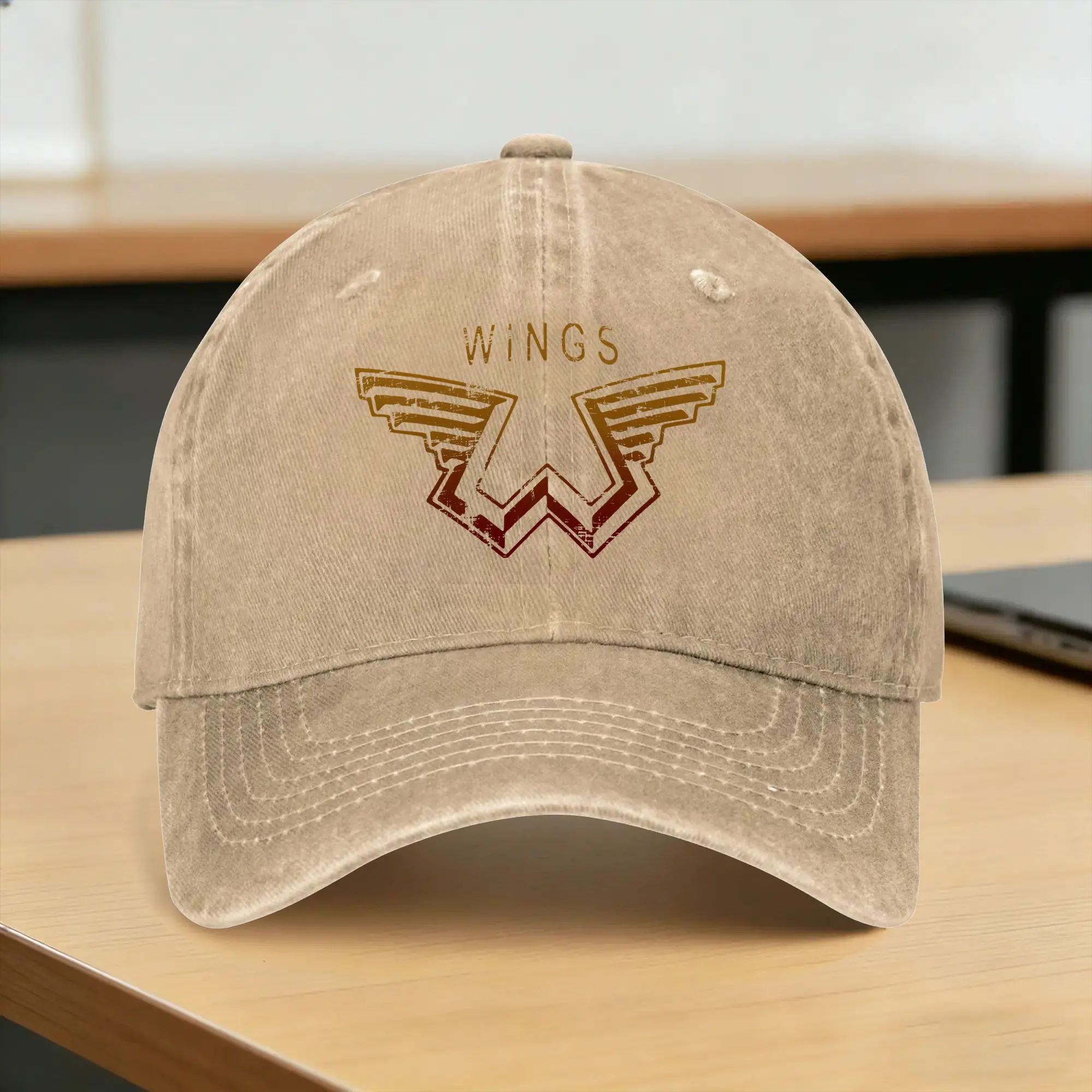 Paul McCartney Wings Over The World Baseball Cap Sun  Running Hippie Sun-Proof Washed Unisex Men Trendy Design Snapback Cap