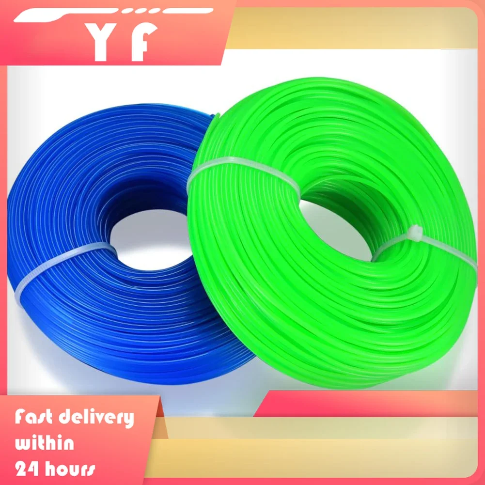 

Pack Of 2 1.6 Mm Trimmer Line, Total 200 M Nylon Mowing Line Brush Cutter Thread Nylon Lawn Mower Line Garden Power Tool Parts