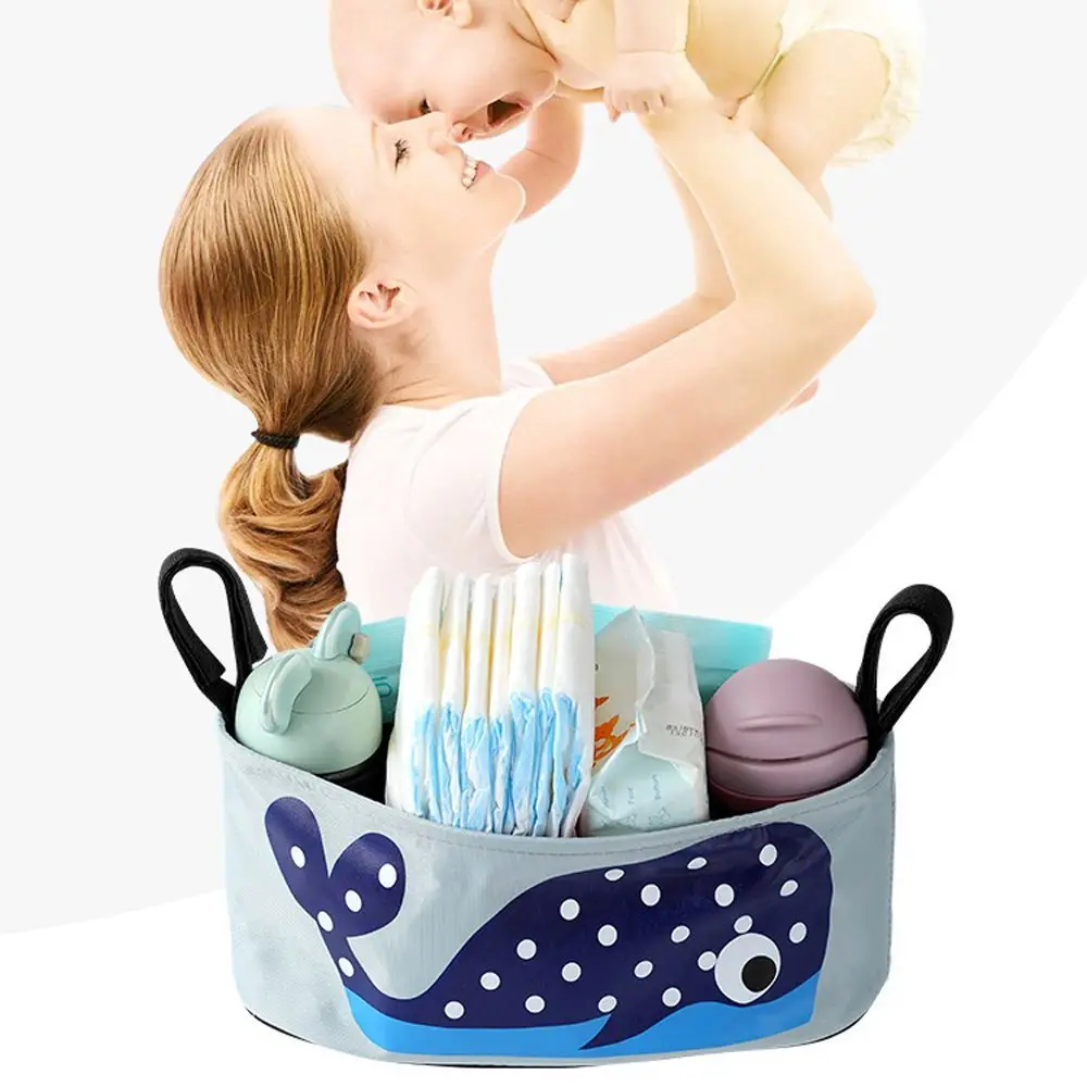 

Fashion Mummy Diaper Storage Bags Cute Animal Baby Bottle Cup Bag Storage Bag Stroller Accessories Hanging Pushchair Bag