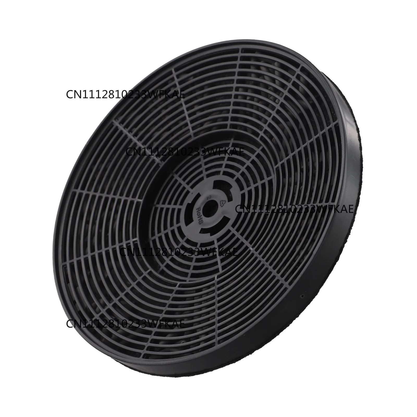 1-Piece Kitchen Range Hood Round Durable Activated Carbon Filter 175mm * 175mm * 15mm