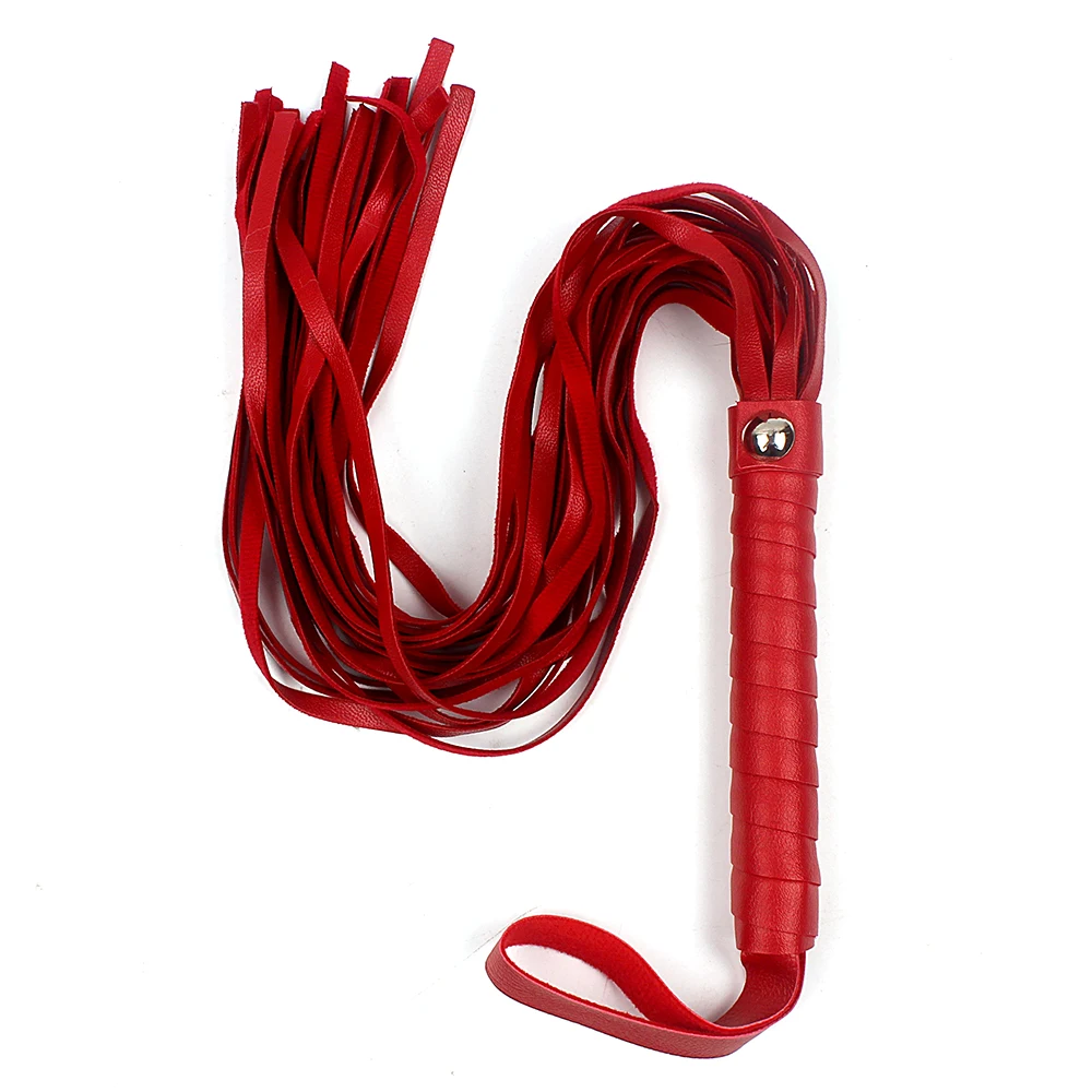 Sex Whip Adult Games Erotic Products Spanking Paddle Flogger Bondage Sexy Knout Sex Toys For Couples Fetish BDSM PU Leather