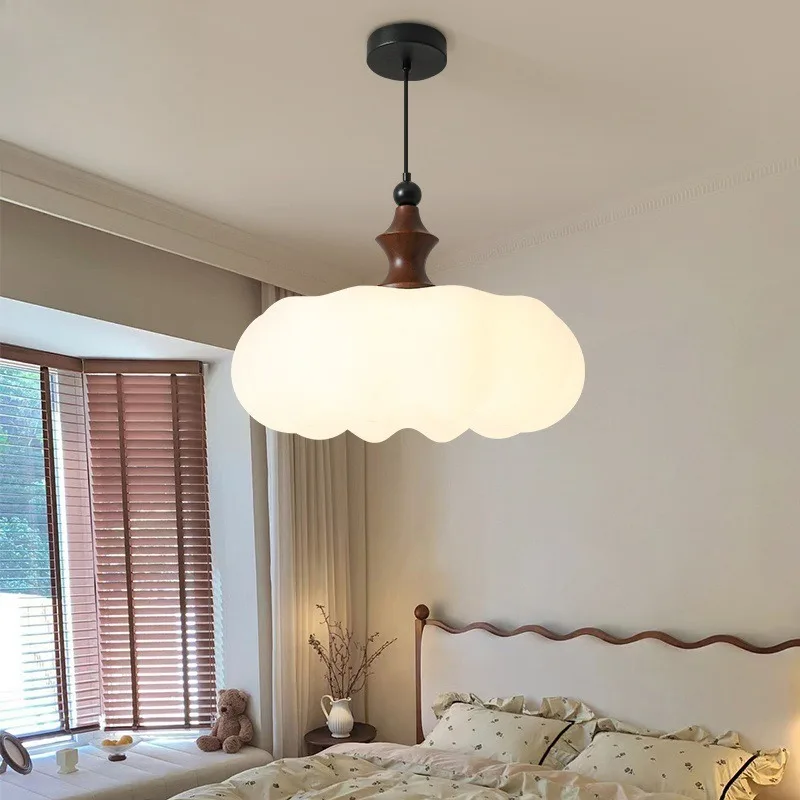 Full spectrum eye protection LED light medieval cream wind bedroom ceiling light Nanyang wind restaurant princess r