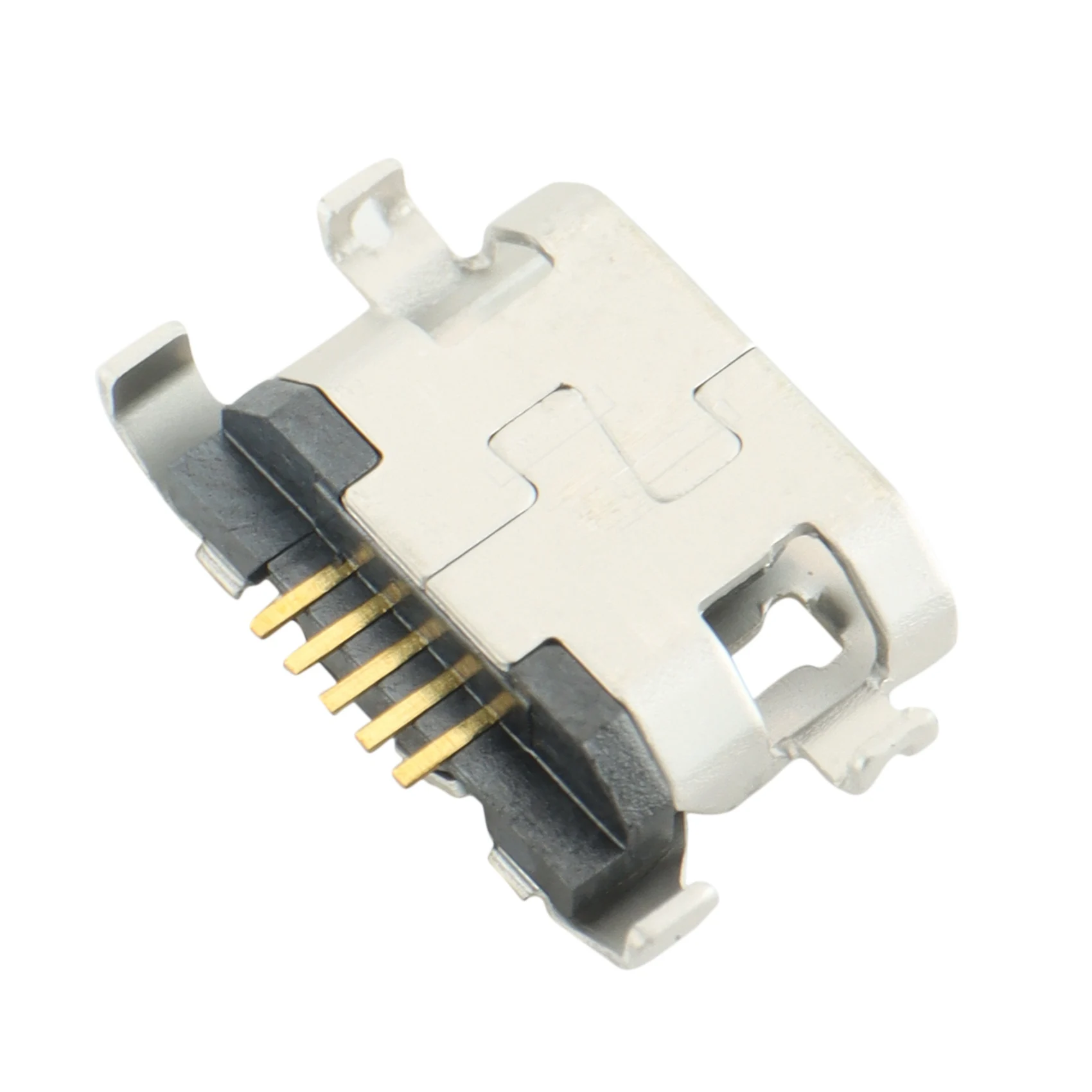 100 ชิ้น Micro - USB 5Pin 1.28 มิลลิเมตรปากแบนไม่มี Curling หญิงสําหรับ Lenovo A850 โทรศัพท์มือถือ Mini USB แจ็ค