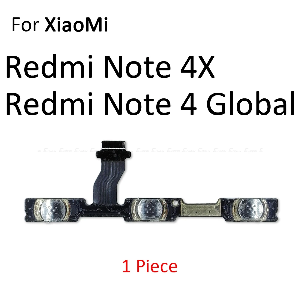 For Xiaomi Redmi 3X 3 3S 4A 5 Plus Note 5 5A 2 4 3 Pro Special Edition 4X Global Power Switch On Off Volume Button Flex Cable