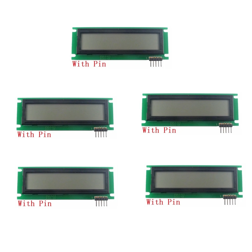 5 PCS DC 5V 12bit 7Seg SPI LCD Display HT1621 LED Driver LED Module