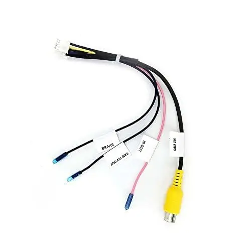 10Pin Rear View Backup Camera Cable Adapter RCA For Android Car Stereo Radio DVD