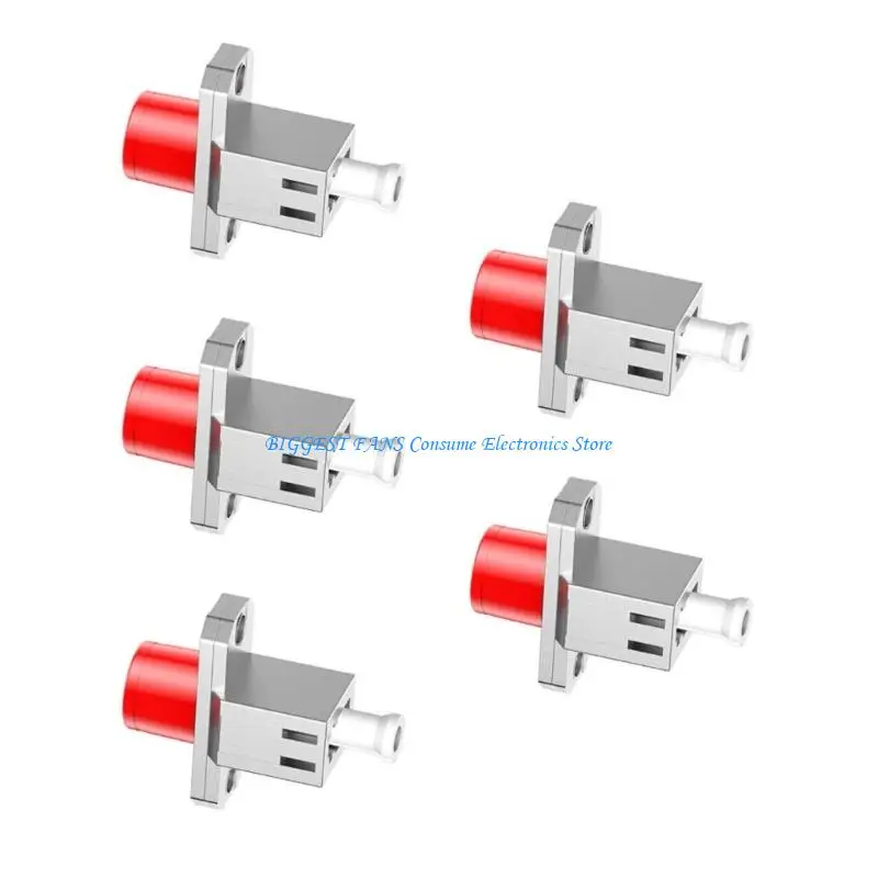 Easy Mount Small Flanges Female Fiber Opticals Adapters For Standard Rack Panels