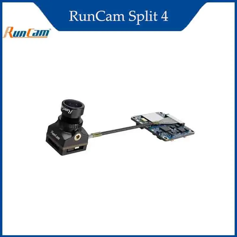 

RunCam Split 4 Split4 4K FPV Camera with FOV 140° Low Latency DC 5-20V Nano HD Recording 16:9/4:3 Shot for FPV Racing Drone RC