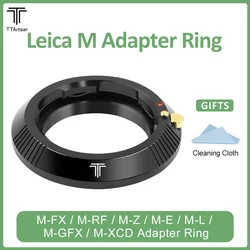 TTArtisan Lens Adapter Ring M-E M-RF M-FX M-GFX M-Z M-L M-XCD for Leica M Lens to Sony E Canon R Nikon Z Fuji X GFX Leica L