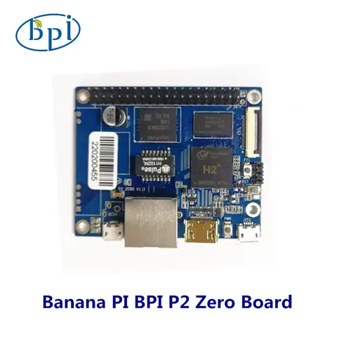 IoT 및 스마트 홈을 위한 BPI P2 Zero Cortex A7 Allwinner H2+ 쿼드 코어 단일 보드 컴퓨터 지원