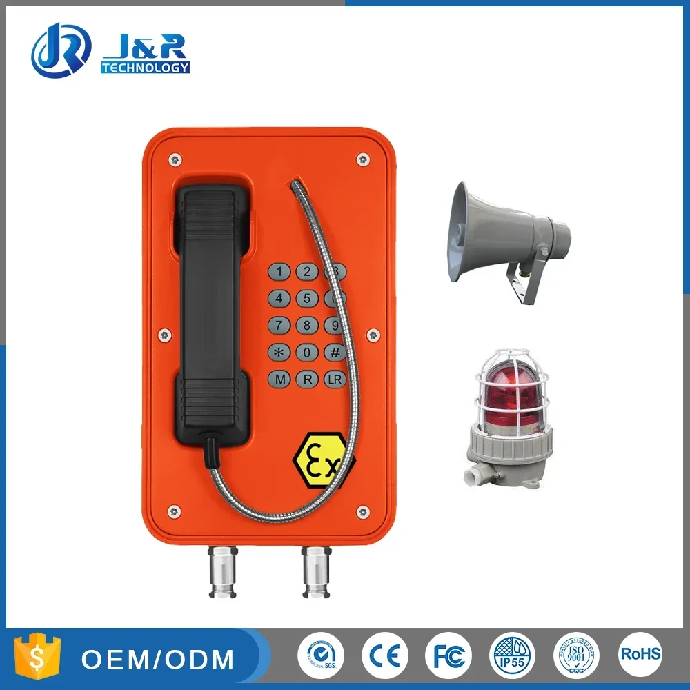 25Instrinsically safe telephone for harsh environment