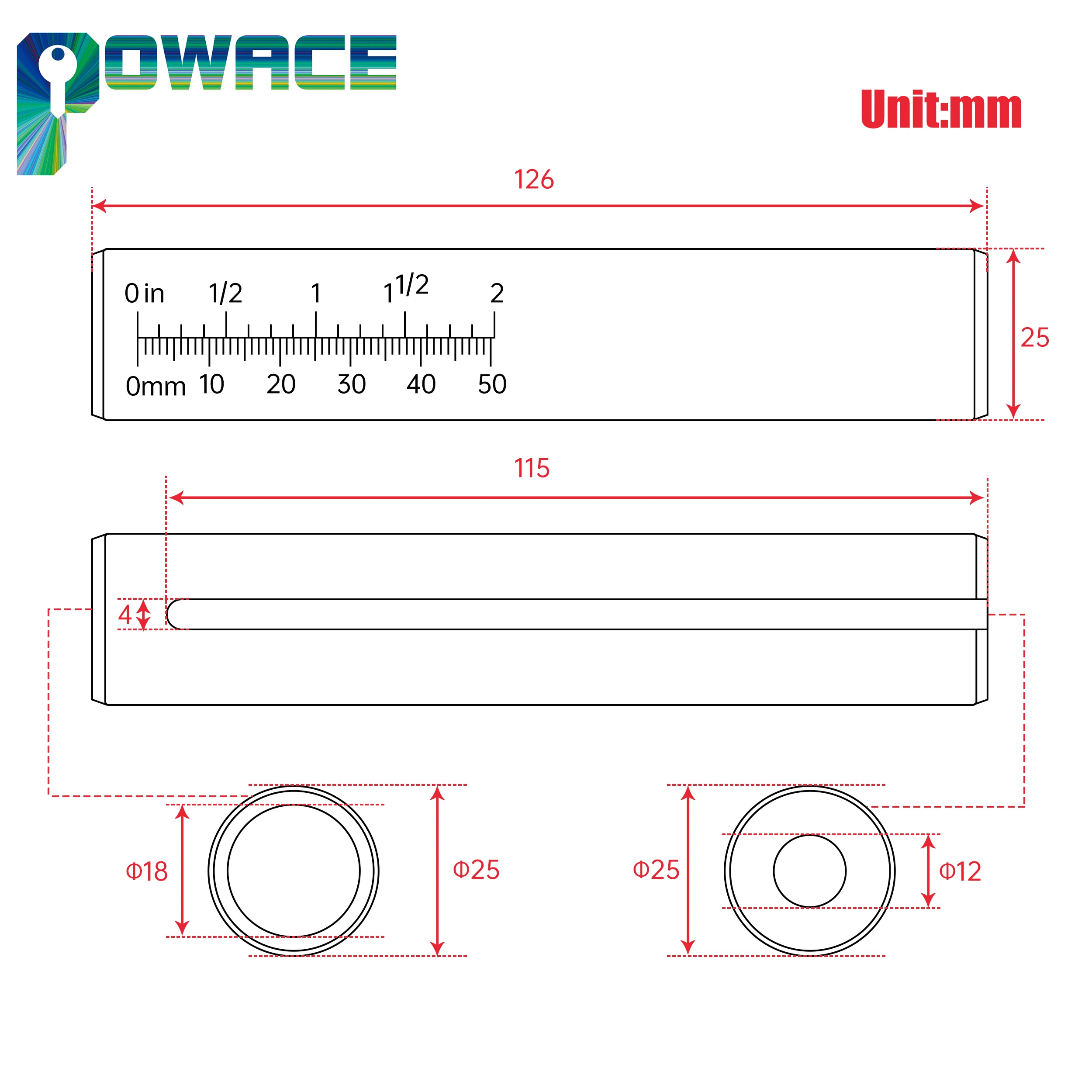 MT2 # Tailstock Sleeve For WM-210V MX-210V CD-210V Or CJ 0618 Lathe Machine Accessories Part