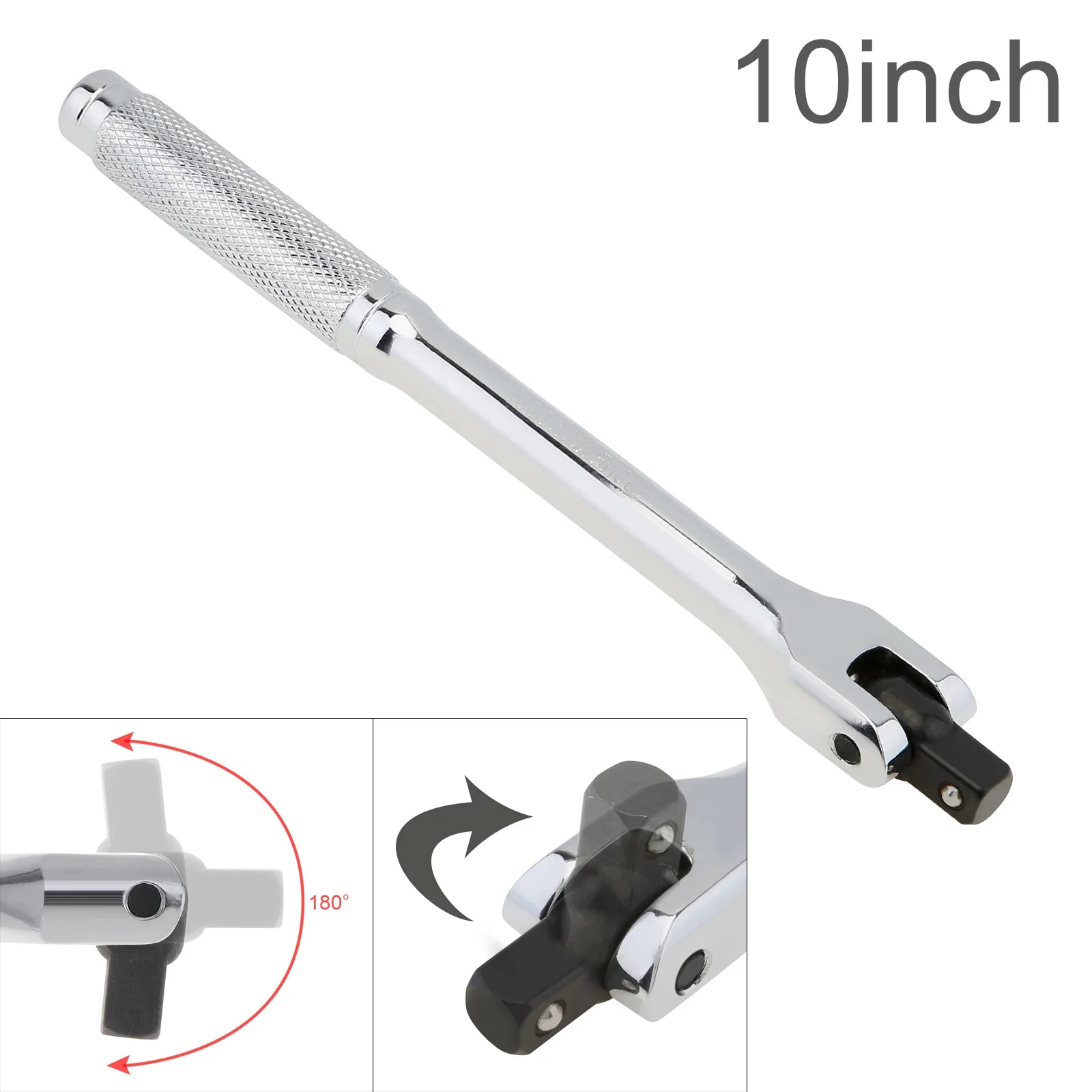 1/2F Rod 15/18 Inch Wrench long Force Bar Activity Head Socket Wrench with Strong Force Lever Steering Handle  Hand Tools