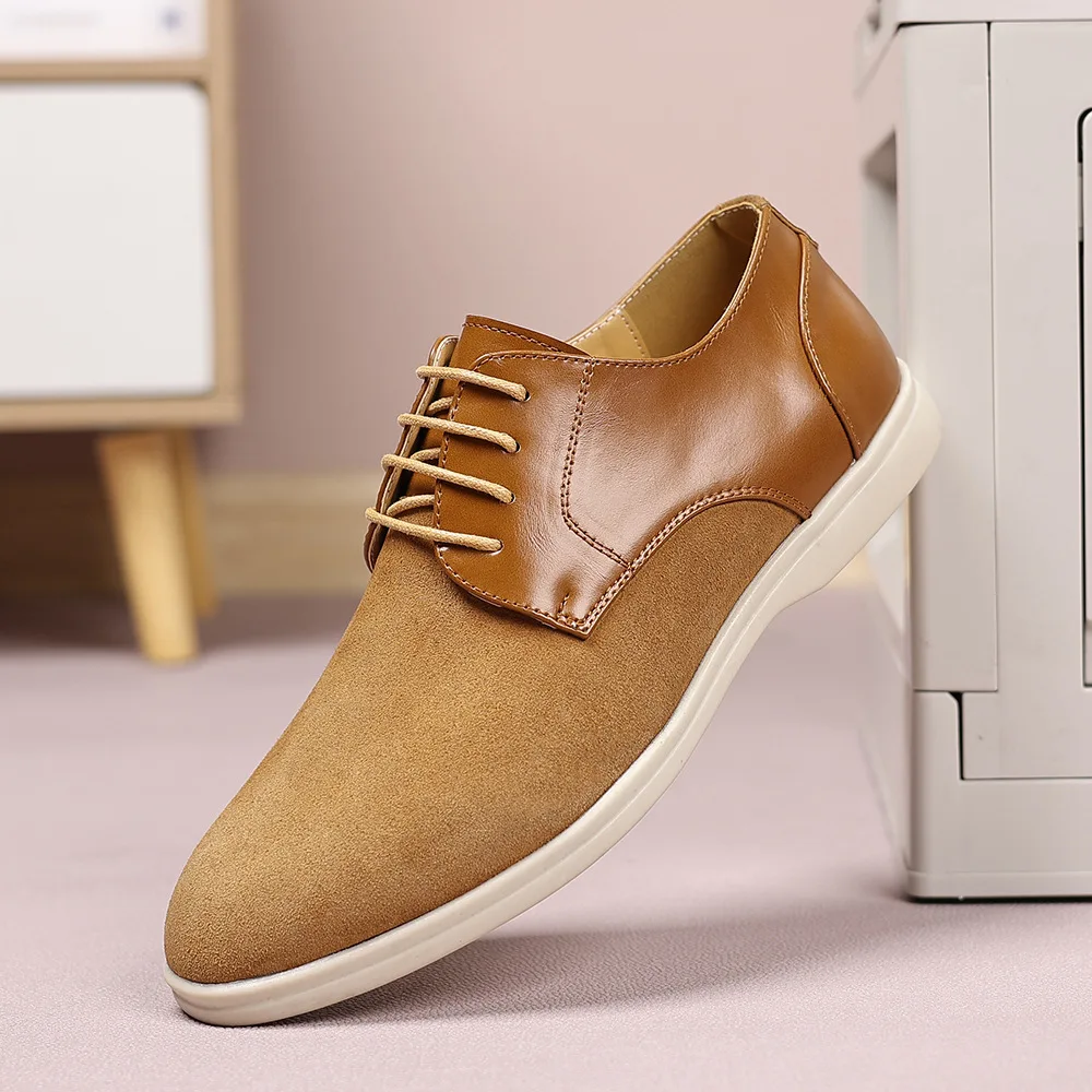 

2026 New Men Sneakers Fashionable Comfortable Leather Shoes Men Casual Shoe