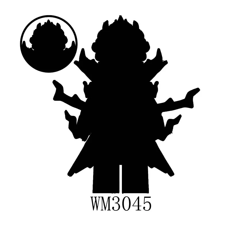 Bloques de Construcción de Personajes de Películas y Series de TV, Figuras de Ladrillos para Ensamblar, Educativos WM3093 WM3094 WM3095 WM3096 WM3097 WM6230 Juguetes 061