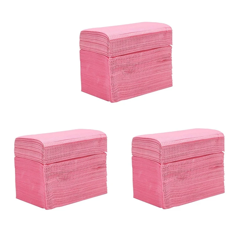 Mantel absorbente para tatuaje, paño desechable para limpieza de tatuajes, impermeable, 375 piezas, color rosa