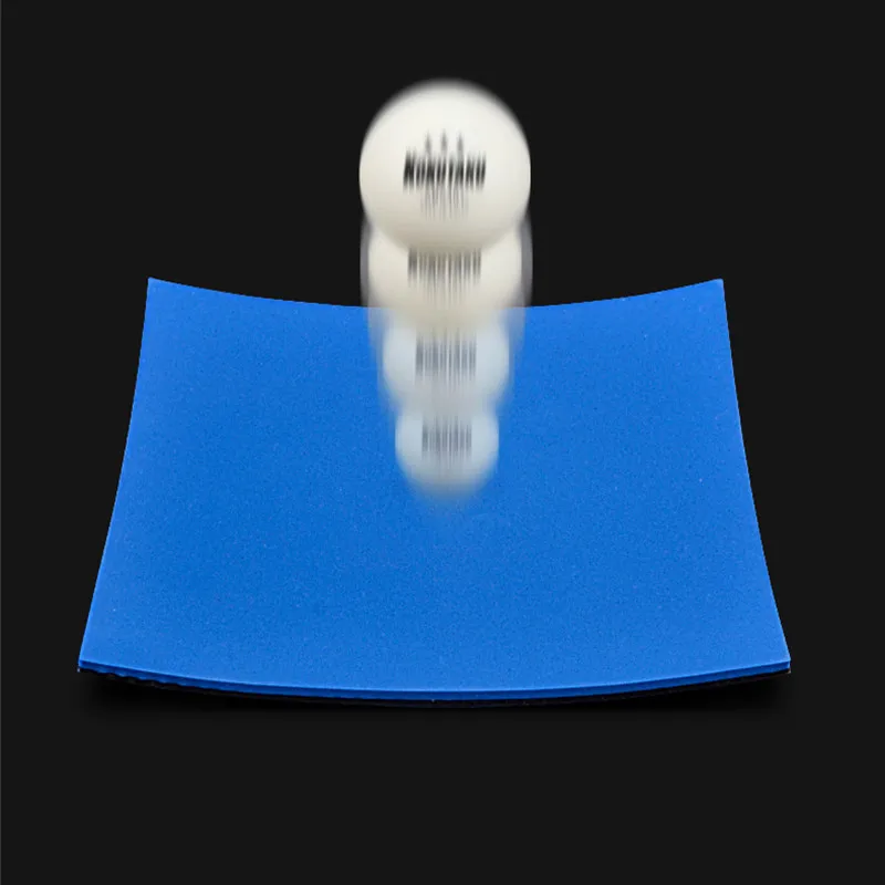 KOKUTAKU Hoja de Goma Súper Adhesiva Blutenkirsche 868 Ray Azul 2.2mm Estructura de Pastel Goma Esponja Azul Aprobado por ITTF