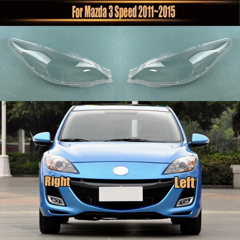 

Для Mazda 3 скорости 2011 ~ 2015 авто передняя фара крышка линзы прозрачное стекло фары абажур лампы корпус маски