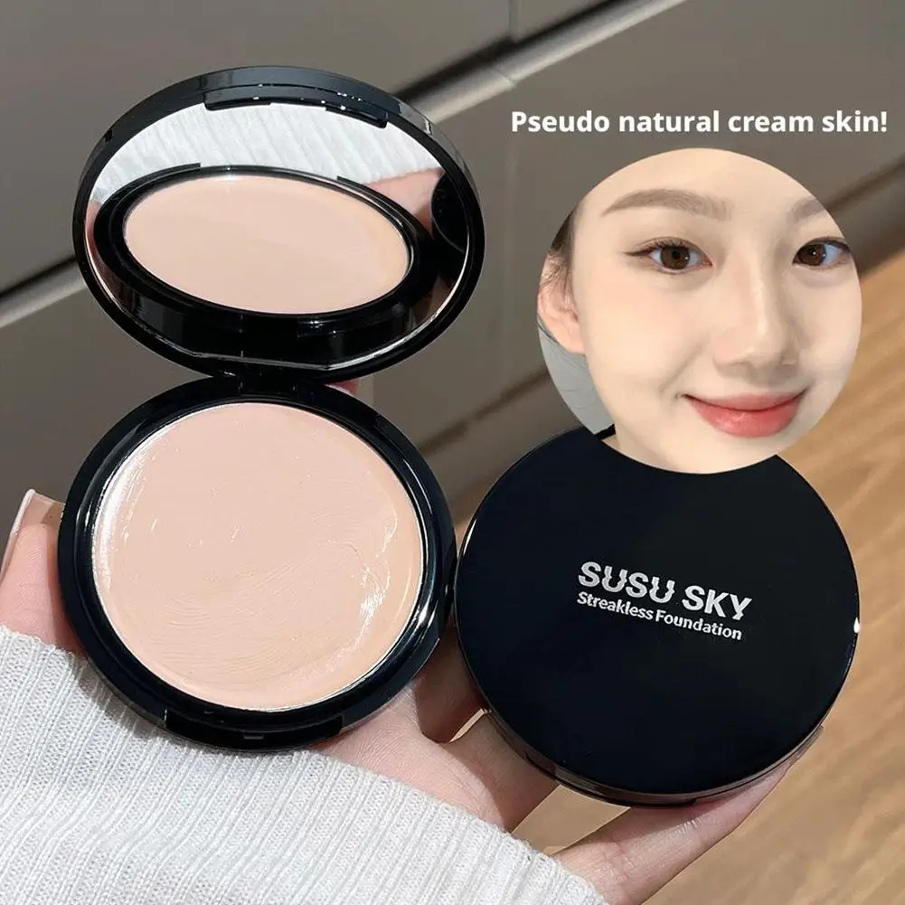 Soft Focus Cream Foundation Palette Silky Texture คอนซีลเลอร์ให้ความชุ่มชื้นแต่งหน้าติดทนนานความหมองคล้ํา Brightening Modifying
