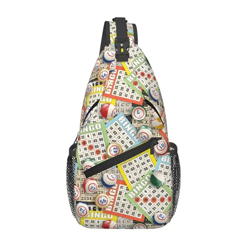 

Персонализированная горячая игра, лучшая игра, сумка на слинге для бинго, мужской крутой рюкзак через плечо, нагрудный рюкзак, дорожный походный рюкзак