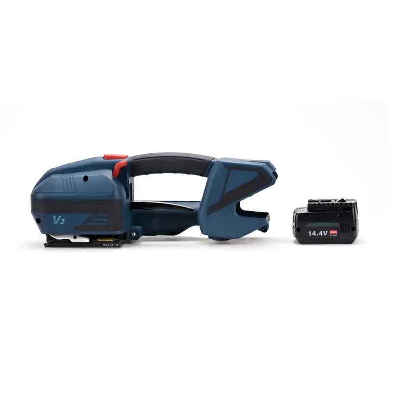 V2 Electric Tools Pallet Strapping Seal Making Machine Automatic Battery Powered Hot Plate Pallets Strapping Machine