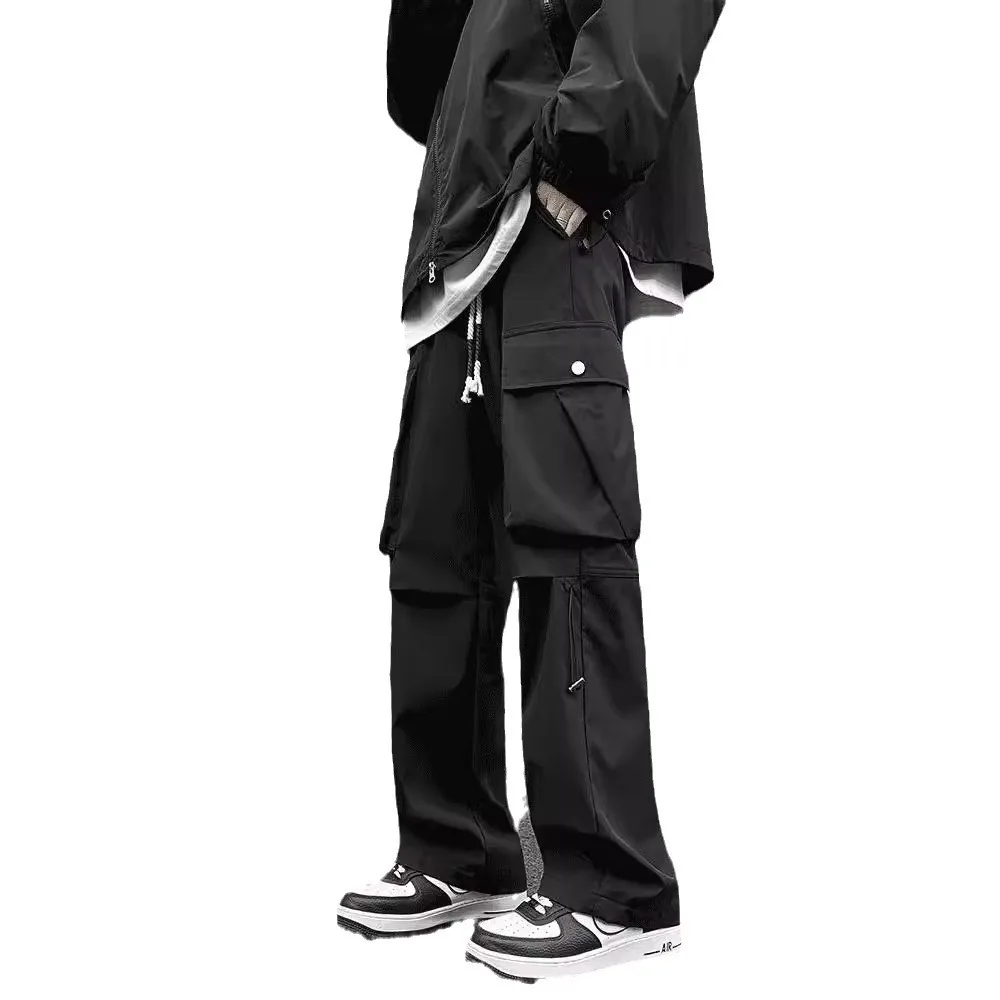 미국 하이 스트리트 워크 팬츠 남성용 봄 가을 트렌디 아웃도어 기능성 충전 레저