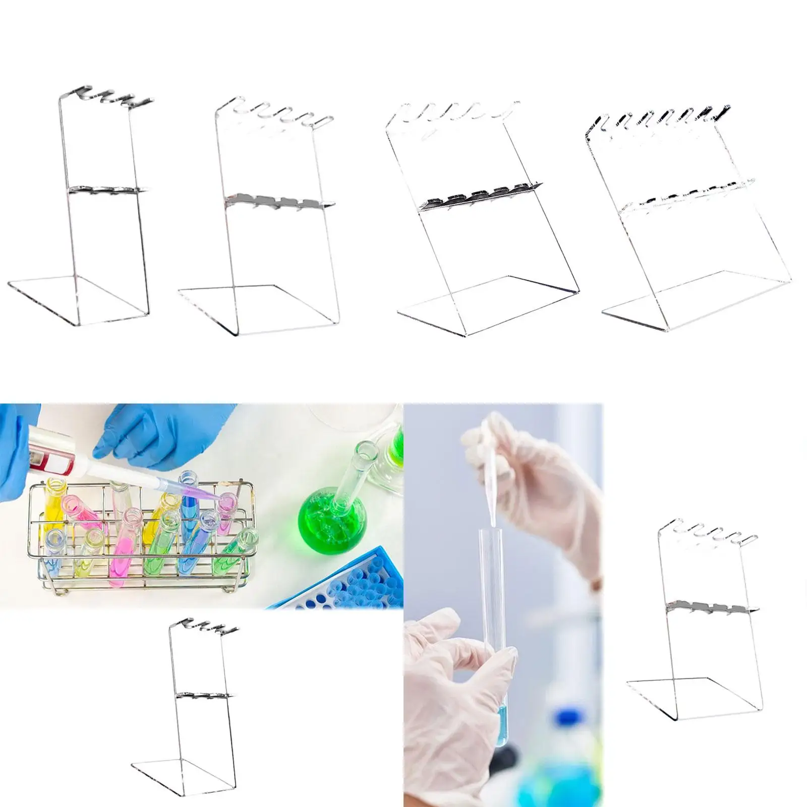 رف ماصة المختبر متعدد الوظائف، ملحقات منظم الأدوات العلمية القوية، مستلزمات المختبر، حامل ماصة الأكريليك