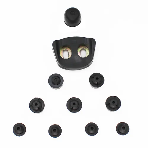 Imagen 2 del producto LARBLL-Tope de puerta para coche, amortiguador de goma para Mitsubishi Pajero Montero V31 V32 V33 V43 V45 V73 V77 V93 V97 1993-2000, 11 unidades/juego