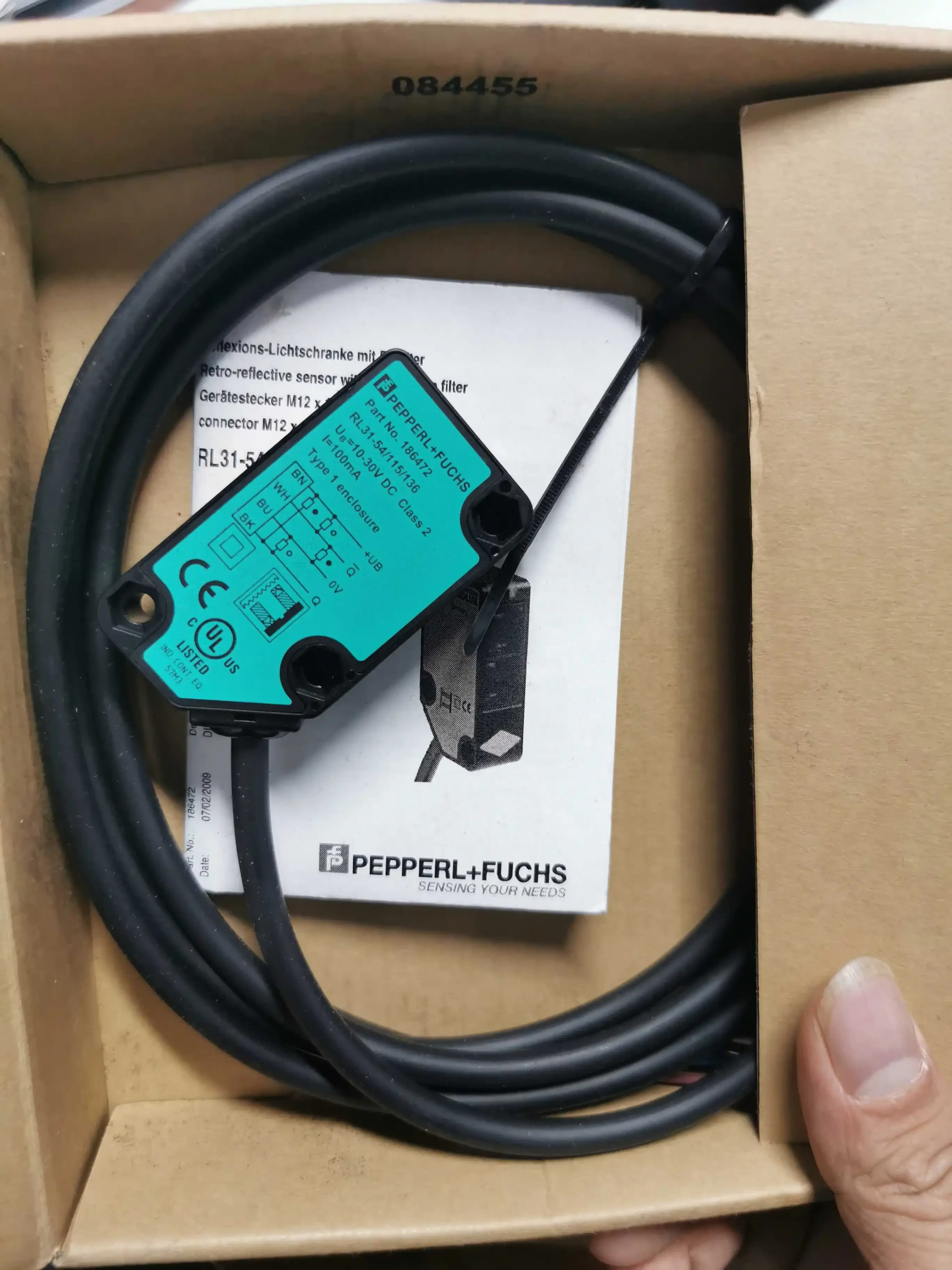 

New original P+F sensor RL31-54/115/136 186472