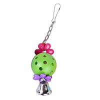 Parrot Chew Toy Birds Cage Hanging Toy Boredom Breaker Small Parakeets Bird Toy Macaws Conures Finches Foot Ball Foraging Toy
