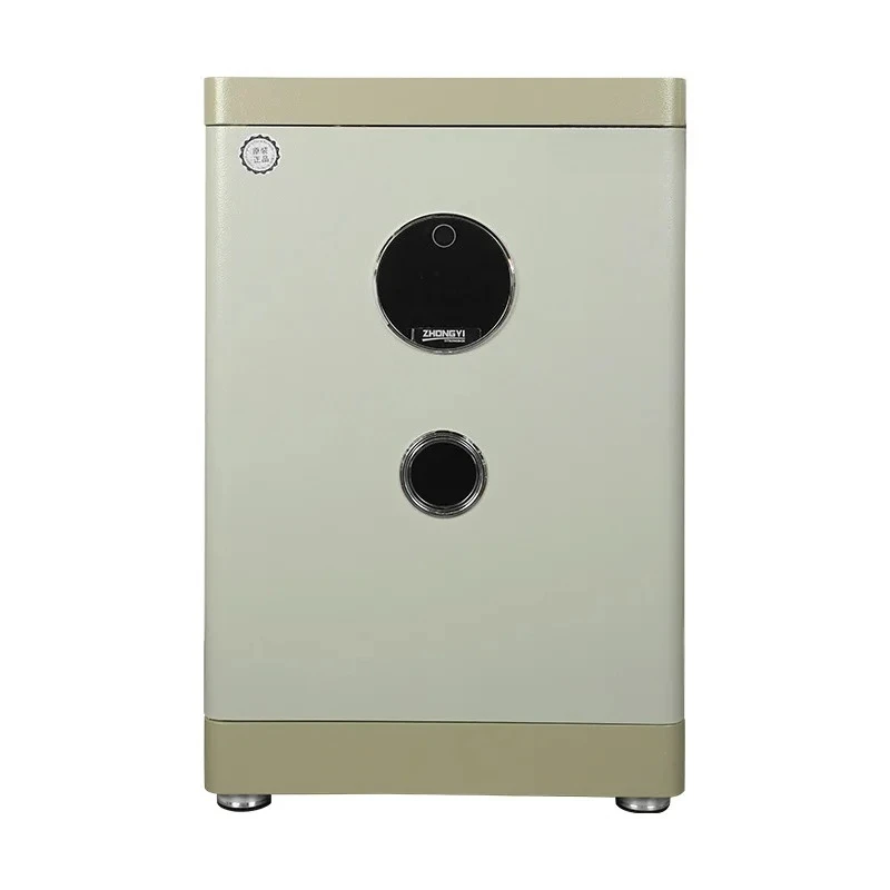 

Steel electronic security cabinet fingerprint password file cabinet thickened anti-theft lock double alarm safe