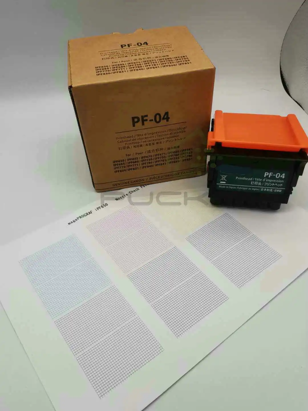 100% Original Printhead printer For Canon PF-04 PF04 IPF650 IPF655 IPF680 IPF681 IPF686 IPF750 IPF755 IPF760 IPF765 Nozzle